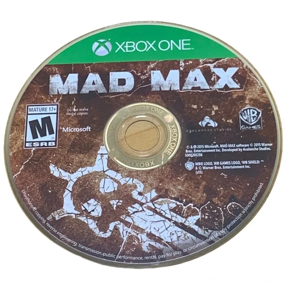 Mad Max - Xbox One - Game Disc Only - Tested and Works
